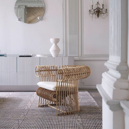 Moderner Sessel - R 513 - GERVASONI - Rattan / Rattan / individuell gestaltbar