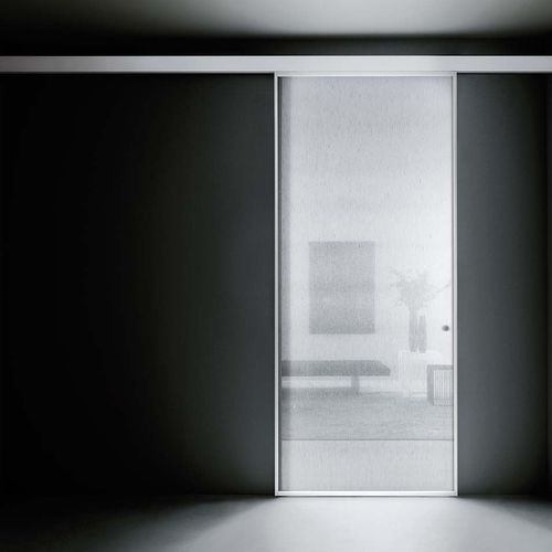 Tür für Innenbereich - ALADIN - GLAS ITALIA - Glas / Schiebe / Glas