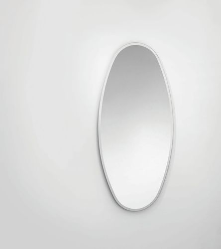 Wandmontierter Spiegel - BRIC - GLAS ITALIA - modern / oval / vertikal