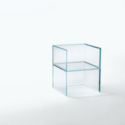 Moderner Sessel - PRISM - GLAS ITALIA - Glas / transparent