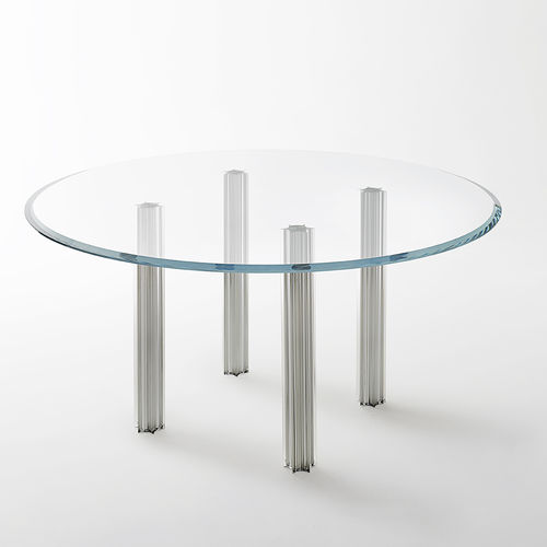 Moderner Tisch - STARLIGHT - GLAS ITALIA - Kristall / rund / quadratisch