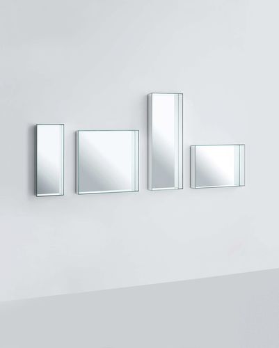 Wandmontiertes Regal - MIRROR MIRROR  - GLAS ITALIA - modern / Glas / mit Spiegel