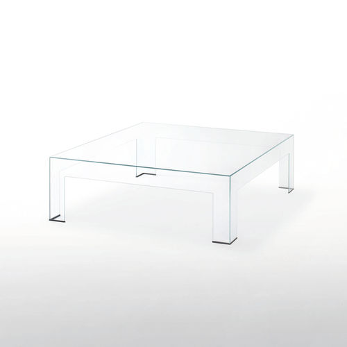 Moderner Couchtisch - ATLANTIS - GLAS ITALIA - Glas / rechteckig / für Privatgebrauch