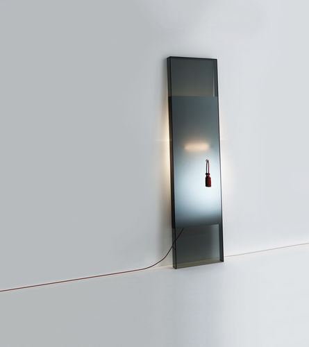 Standspiegel - DIVA  - GLAS ITALIA - modern / rechteckig / vertikal