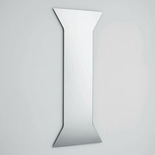 Wandmontierter Spiegel - LESENA - GLAS ITALIA - modern / vertikal / von Alessandro Mendini