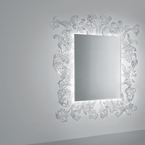 Wandmontierter Spiegel - STURM UND DRANG  - GLAS ITALIA - modern / rechteckig / von Piero Lissoni