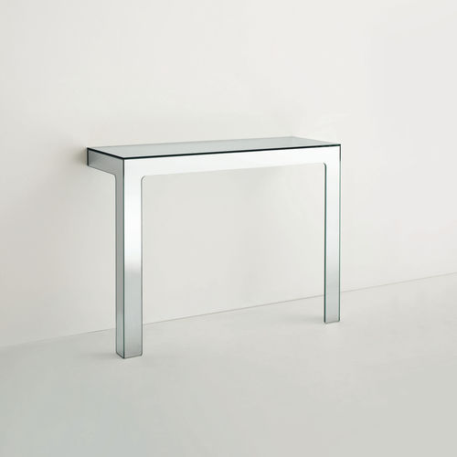 Moderner Konsolentisch - MIRROR MIRROR  - GLAS ITALIA - Glas / rechteckig / für Privatgebrauch