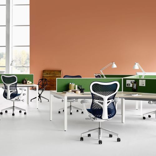 Moderner Bürosessel - MIRRA 2 - Herman Miller - Stoff / ergonomisch / höhenverstellbar