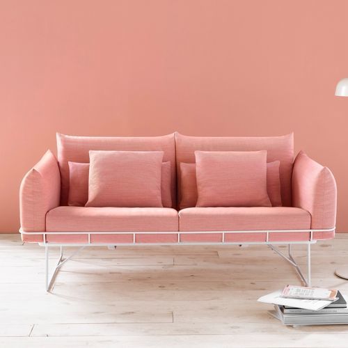 Modernes Sofa - WIREFRAME - Herman Miller - Stoff / braun / grau