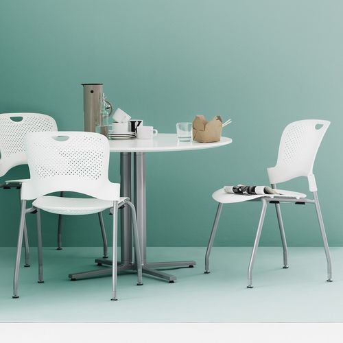 Stapelbarer Stuhl - CAPER  - Herman Miller - modern / für den Innenraum / Stoff