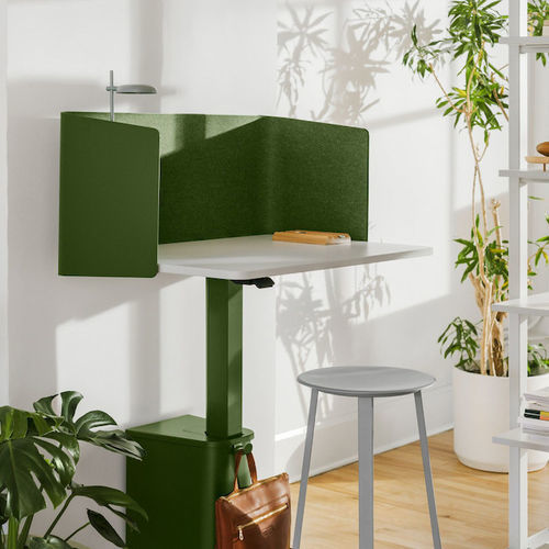 Schreibtisch für Open Space - OE1 MICRO PACKS - Herman Miller - bodenstehend / modern / Holz