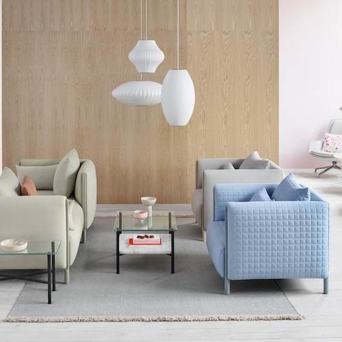 Modernes Sofa - COLOURFORM - Herman Miller - Stoff / Polster / Hochlehner