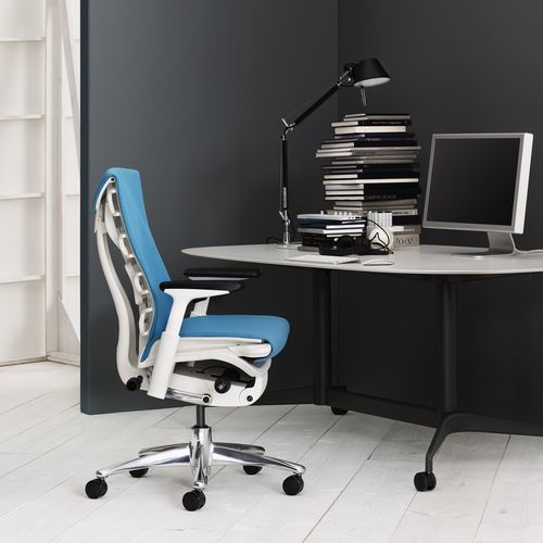 Moderner Bürosessel - EMBODY - Herman Miller - Stoff / ergonomisch / höhenverstellbar