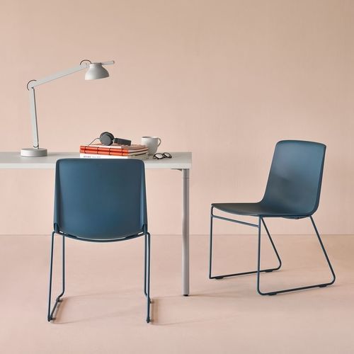 Moderner Besucherstuhl - PRONTA - Herman Miller - für den Innenraum / Kunststoff / Gestell aus Metall