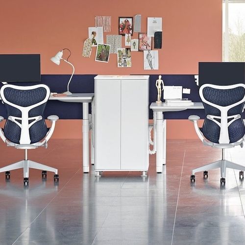 Mobiler Lagerschrank - ATLAS  - Herman Miller - mit Rollen / für Büro / für Lagerung