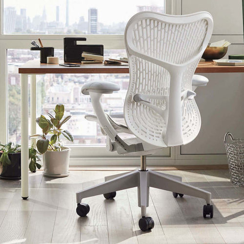 Arbeitstisch / minimalistisches Design - OE1 - Herman Miller - Holz / Gestell aus Metall / rechteckig