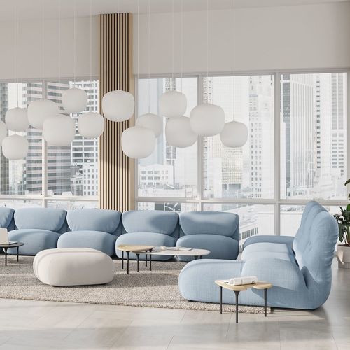 Modulsofa - LUVA - Herman Miller - modern / Stoff / Leder