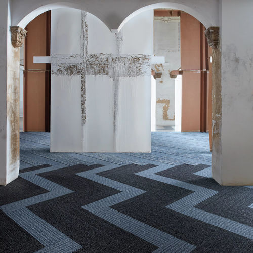 Teppichfliese - WW895  - Interface - Tuft / Schlingen / Struktur