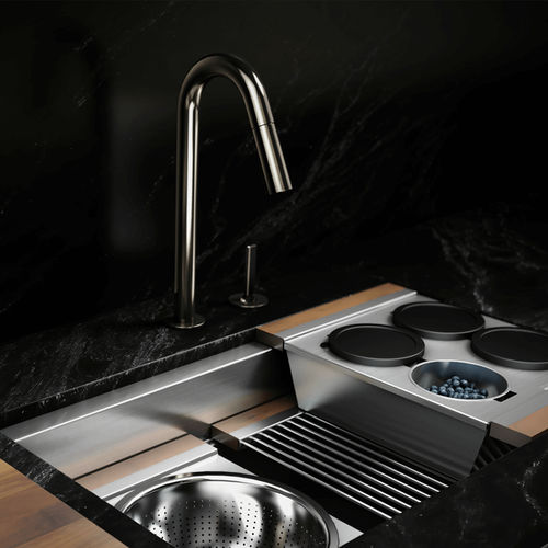 Wasserhahn für Spülbecken - APEX 306215 - JULIEN - Aufsatz / Messing / für Küche