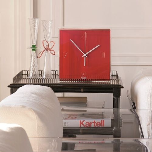 Moderne Uhr - TIC&TAC  - Kartell - wandmontiert / Tisch / Analog