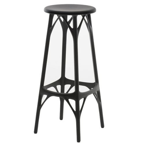 Moderner Barhocker - A.I - Kartell - Kunststoff / Gestell aus Kunststoff / mit 4 Beinen