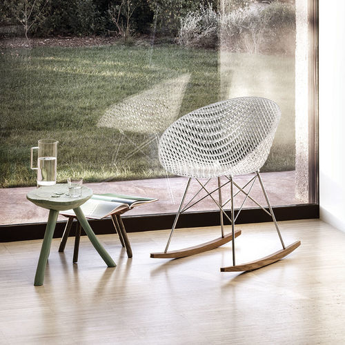 Moderner Stuhl - SMATRIK - Kartell - für Außenbereich / für den Innenraum / Polycarbonat