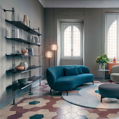 Modernes Bücherregal - ADAM  - Kartell - Technopolymer / aus lackiertem Stahl / Esche