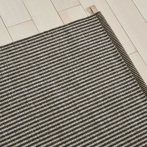 Moderner Teppich - STRIPE ICON - KASTHALL - Streifenmuster / einfarbig / Wolle