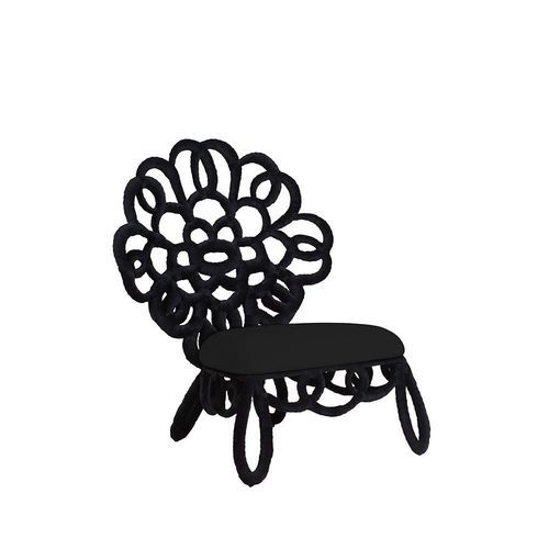 Design-Sessel - SAMBA EASYCHAIR - Kenneth Cobonpue - Schaumstoff / Stoff / Samt