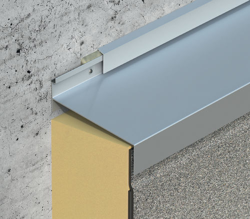 Kehlblech für Wand - SOLINET®  - dani alu - für Gründach / für Dachterrasse