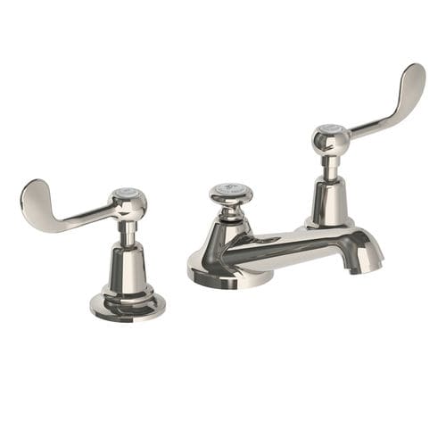 Zweigriffmischer für Waschtisch - CL 1220 - LEFROY BROOKS - Aufsatz / Nickel / für Badezimmer