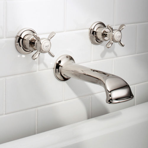 Zweigriffmischer für Badewanne - LB 11 series - LEFROY BROOKS - Aufsatz / wandmontiert / bodenstehend