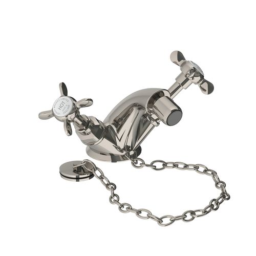 Bidet-Zweigriffmischer - LBS 1199 - LEFROY BROOKS - Aufsatz / Nickel / für Badezimmer