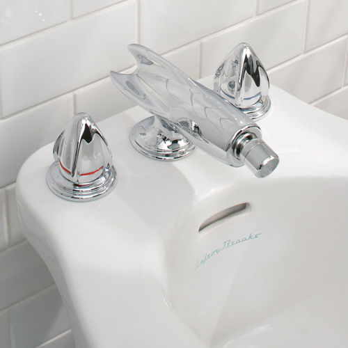 Bidet-Zweigriffmischer - RH 1481 - LEFROY BROOKS - Aufsatz / Nickel / für Badezimmer