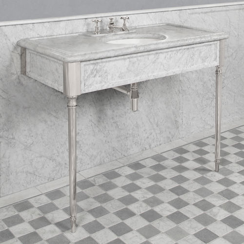 Waschbecken-Unterbau / Messing - LB 6334 WH - LEFROY BROOKS - Keramik / Marmor