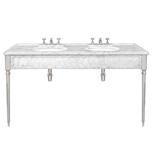Waschbecken-Unterbau / Messing - LB 6434 WH - LEFROY BROOKS - Keramik / Marmor