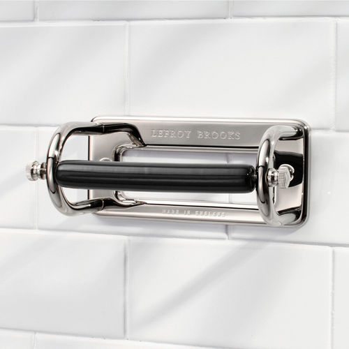 Wandmontierter WC-Rollenhalter - BK 4500 - LEFROY BROOKS - aus verchromtem Metall / Keramik / für Privatgebrauch