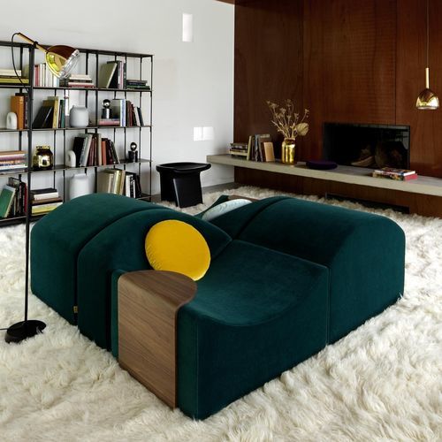 Modulare Polsterbank - ASMARA - Ligne Roset - hoch / Design / Stoff