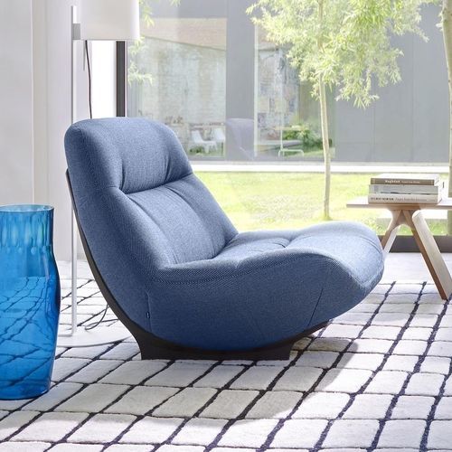 Design-Kaminsessel - MANAROLA - Ligne Roset - Leder / Polyurethanschaum / Stoff