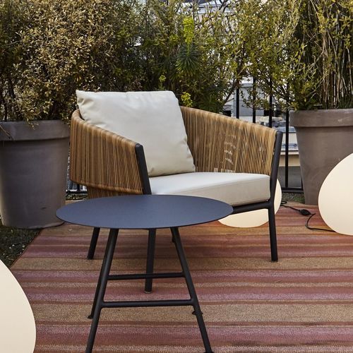 Moderner Sessel - LAPEL - Ligne Roset - Polyurethanschaum / Stoff / gewebtes Vinyl