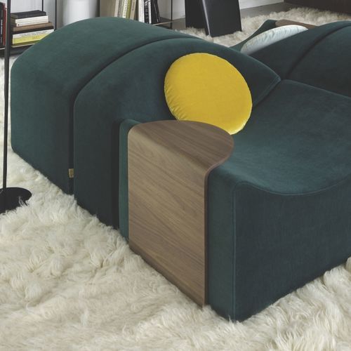Beistelltisch / originelles Design - ASMARA - Ligne Roset - Sperrholz / Birke / amerikanischer Nussbaum