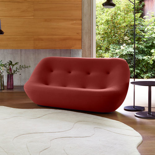 Modernes Sofa - BONNIE - Ligne Roset - Stoff / Leder / mit abnehmbarem Bezug