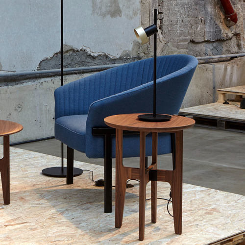 Moderner Sessel - VALMY - Ligne Roset - Stoff / Polyurethanschaum / Sperrholz