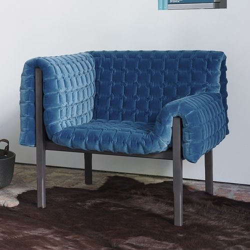 Design-Sessel - RUCHÉ - Ligne Roset - Leder / Stoff / Massivholz