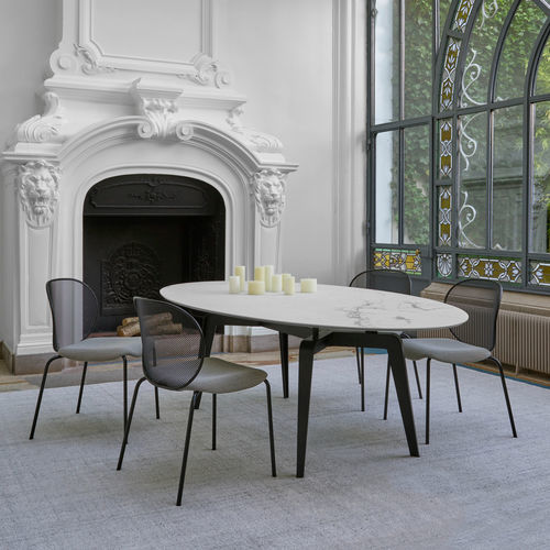 Design-Stuhl - UNBEAUMATIN - Ligne Roset - für den Innenraum / für Außenbereich / Stoff