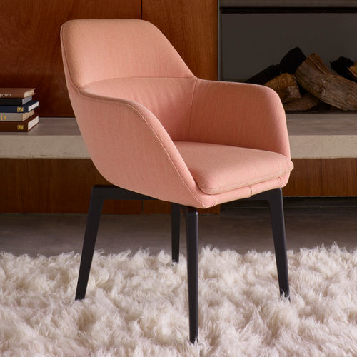 Moderner Stuhl - AMÉDÉE - Ligne Roset - für den Innenraum / Stoff / Polyurethanschaum