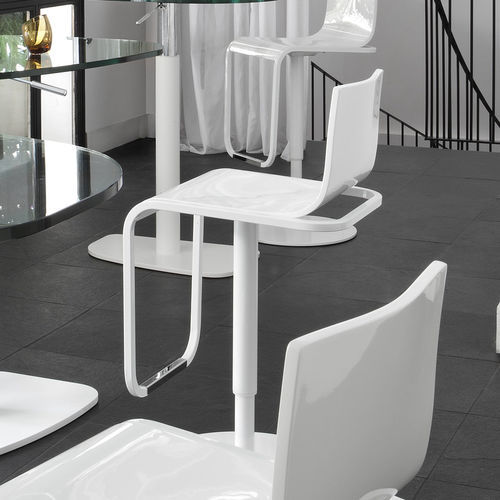Moderner Barstuhl - JOLIE - Ligne Roset - für den Innenraum / lackierter Stahl / Gestell aus lackiertem Stahl