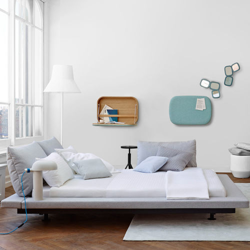 Doppelbett - PETER MALY - Ligne Roset - modern / Kopfteil / Polster