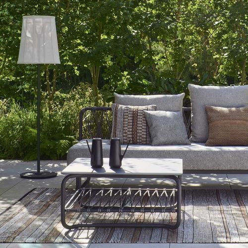 Moderner Couchtisch - VALMER - Ligne Roset - Polypropylen / lackiertes Aluminium / Kordel