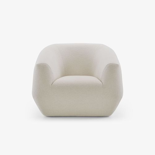 Sessel / originelles Design - UNCOVER - Ligne Roset - Stoff / Polyester / mit Fußstütze